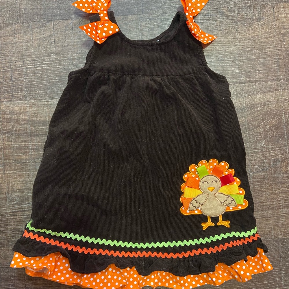 3T Toddler girl Thanksgiving dress